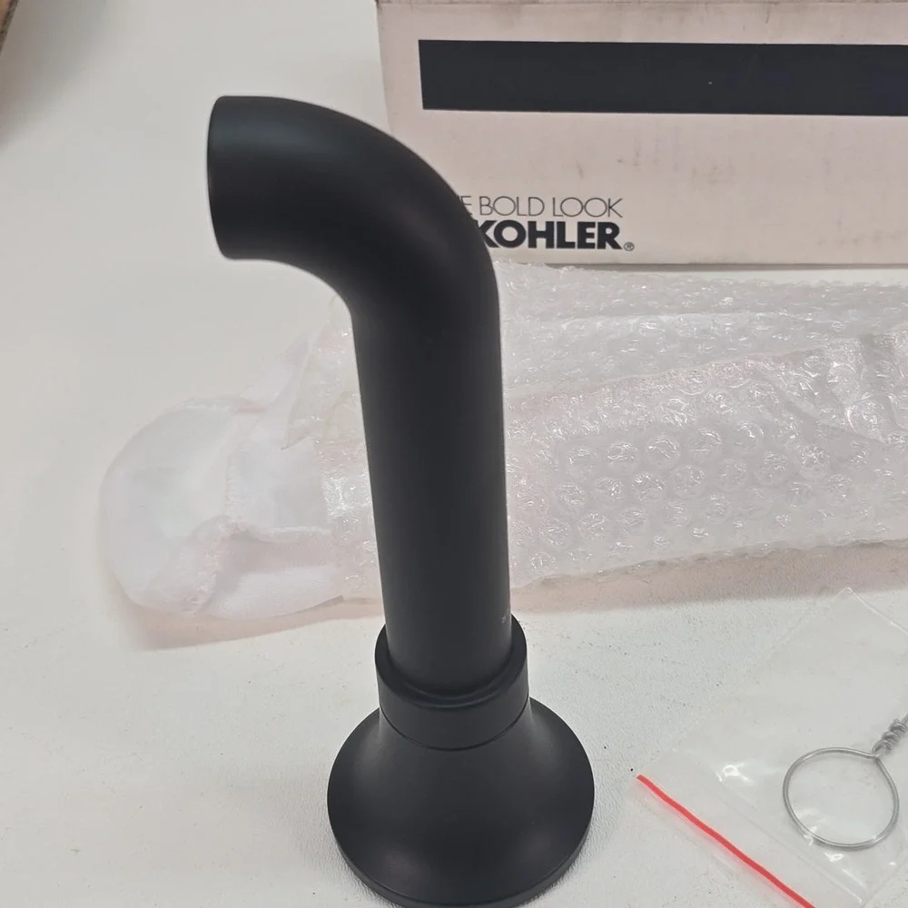 Kohler 27423-BL Wall Mount Bath Spout Matte Black Tone Series Non-Diverter
